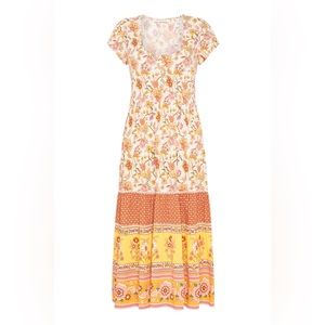 SPELL Portobello Dress Honey Dew